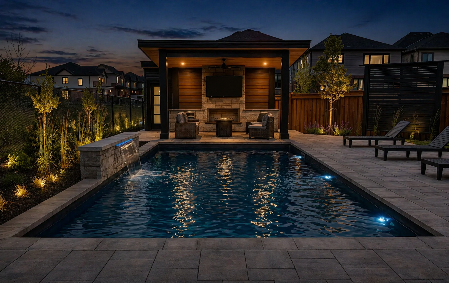 Luxury outdoor project showcase