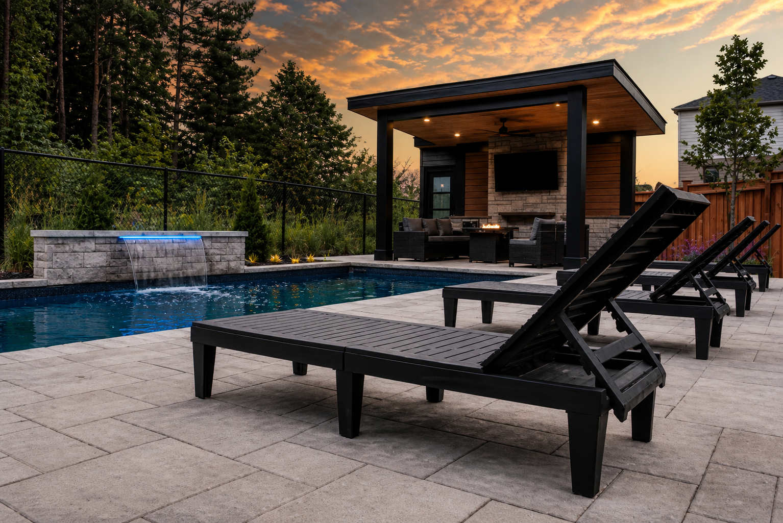 Luxury outdoor project showcase